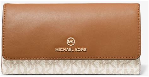 michael kors tri fold leather wallet